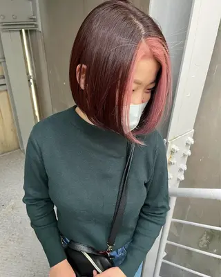 ショート カラー ハイトーン/ショート 村上淳乃🐥のヘアスタイル