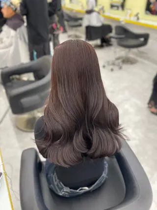 ミディアム カラー パーマ ヘアアレンジ メンズ キッズ 💖横浜ブリーチなし 💖MIHOのヘアスタイル