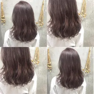 セミロング カラー ヘアアレンジ Satsuki ✂︎♡のヘアスタイル