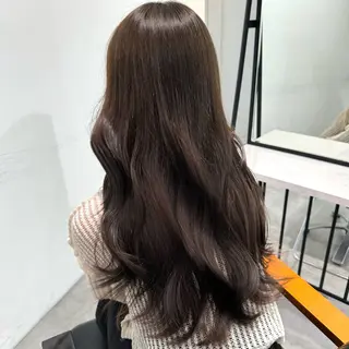 ロング カラー ヘアアレンジ ブリーチなしカラー /新百合ヶ丘/安形翔のヘアスタイル