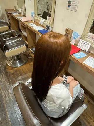 ロング カラー 石澤 翠美玲のヘアスタイル