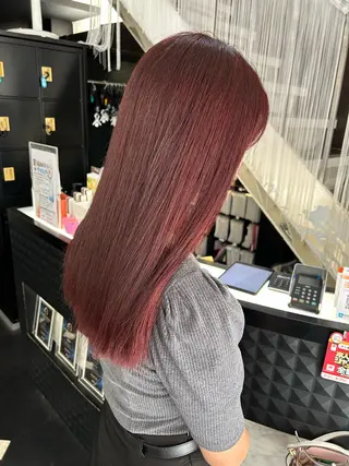 ロング カラー mizu kiのヘアスタイル