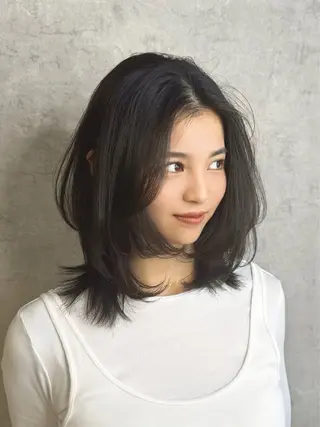 ミディアム トレンド韓国レイヤー 🇰🇷のんのヘアスタイル