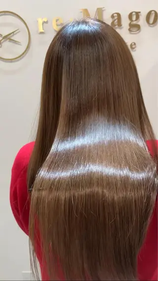 ロング カラー ヘアアレンジ キッズ 横浜関内髪質改善 re:Magoのヘアスタイル