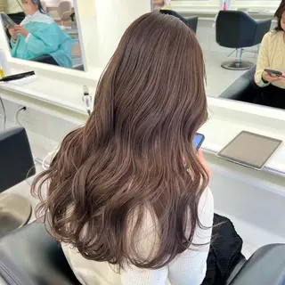 セミロング カラー ParveMix 🩶🫧入江 香名のヘアスタイル