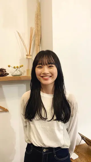 ロング カラー 透明感カラー 🦙なりたりみのヘアスタイル
