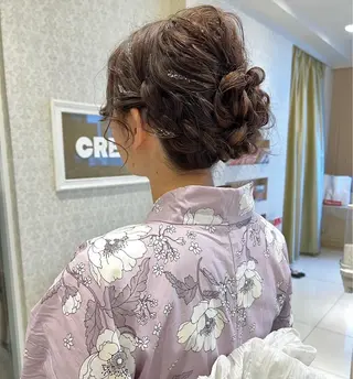 ヘアアレンジ CREA みさきのヘアスタイル