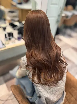 セミロング カラー 木屋元一/透明感 /前髪/ショートボブのヘアスタイル