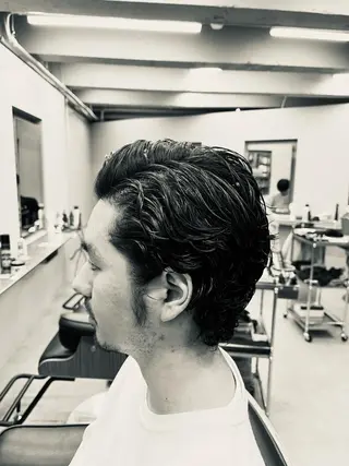 ショート パーマ メンズ 池袋メンズパーマ フェード純平のヘアスタイル