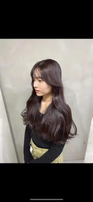 ロング カラー トレンドレイヤー 福岡天神RAIRAのヘアスタイル