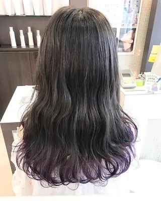 セミロング カラー 武田 清久のヘアスタイル