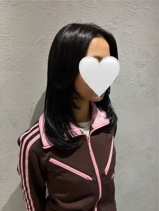 ミディアム カラー Maki /透明感カラーのヘアスタイル