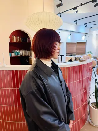 ショート カラー ❤️アヤカ Wカラー ボブ レイヤー❤️のヘアスタイル