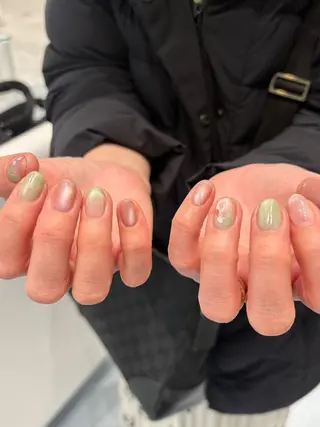 ショート 土岐 果鈴のネイルデザイン