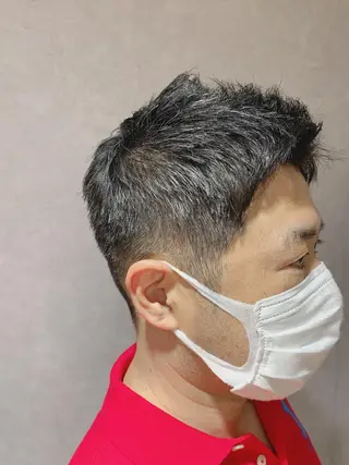 ショート メンズ Watai 艶髪 當間 大知のヘアスタイル