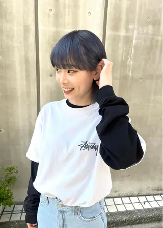 カラー 🟣niw SHUNNA🟣のヘアスタイル