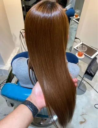 ロング 必ず笑顔で帰っていた だきます！安田祐貴のヘアスタイル