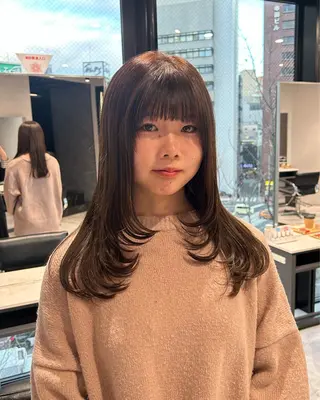 ロング 寺川留以 /カットモデル募集中のヘアスタイル