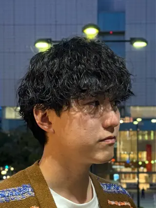 ショート パーマ メンズ 金山駅前メンズパーマ 特化COUNTERのヘアスタイル
