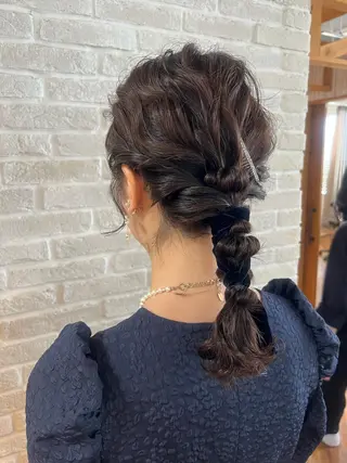 セミロング ヘアアレンジ Topstylist YUKIのヘアスタイル