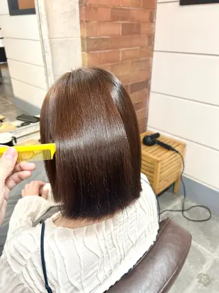 ミディアム ボブ/レイヤーボブ/ 竹原湧太【LUAU】のヘアスタイル