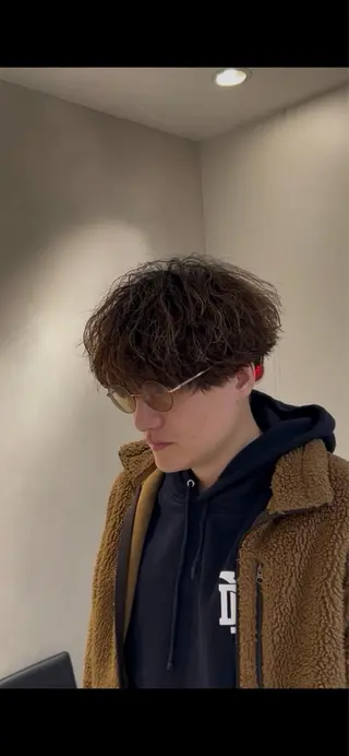 パーマ メンズ いぶき/透明感カラー 🎨メンズパーマ🔥のヘアスタイル