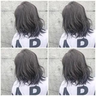 ミディアム カラー パーマ ヘアアレンジ メンズ キッズ ネイル マツエク・マツパ レイヤー/顔周り 韓国ヘア森田和貴のヘアスタイル