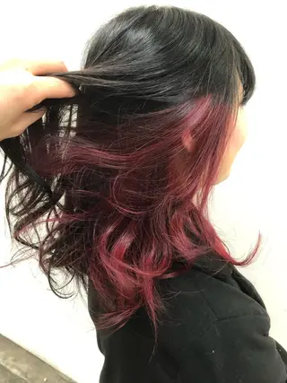 ミディアム カラー 東條 克義のヘアスタイル