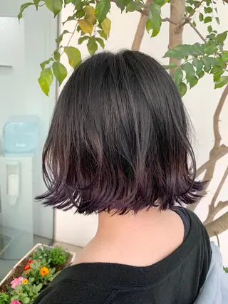 ミディアム カラー 武田 久司のヘアスタイル