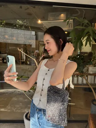 ショート 名古屋/大須/ カットモデル/なつみのヘアスタイル