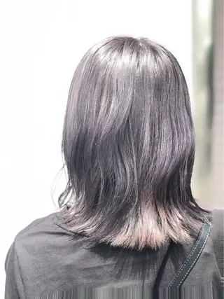 ミディアム 菊池 幹のヘアスタイル