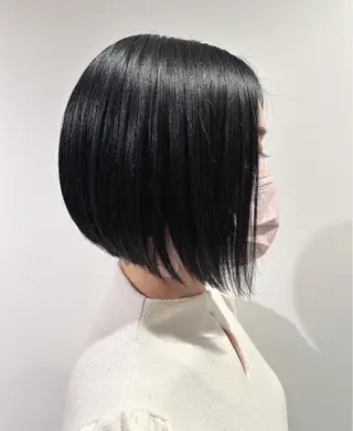 ショート カラー スキバサミを使わない カット🌼唯🌼のヘアスタイル