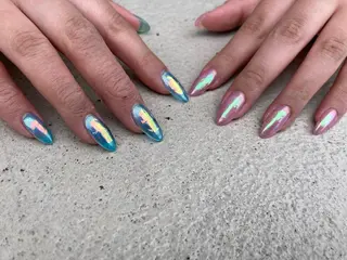 セミロング ネイル ✴︎ Delightのネイルデザイン