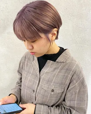 ショート カラー ヘアアレンジ 【池袋/スパイキー ショート】ⓝⓘⓜⓤのヘアスタイル