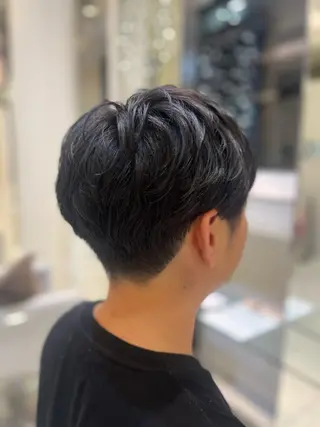 ショート パーマ メンズ Above /yoshimiのヘアスタイル