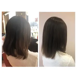 ミディアム やまぐち まりんのヘアスタイル