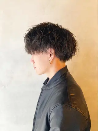 パーマ メンズ メンズサロン アソビ元町のヘアスタイル
