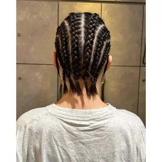 ロング カラー パーマ ヘアアレンジ メンズ キッズ BRAIDS💎愛子 大人ハイライト💎のヘアスタイル