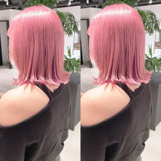 ミディアム カラー 渋谷:インナーカラー ／🍒エリカ🍒のヘアスタイル