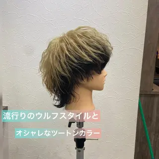 カラー メンズ 仁和山 晃のヘアスタイル
