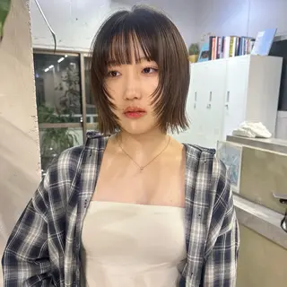 ショート ハッシュカット🎀 レイヤーカットのヘアスタイル