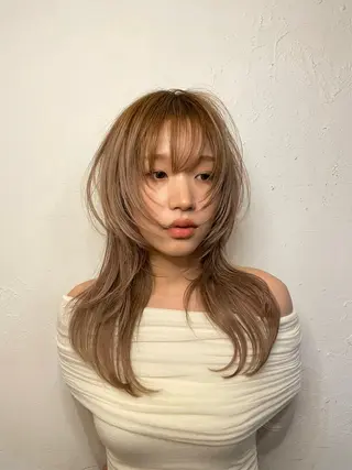 セミロング カラー コーンロウ/ブレイズ SYUのヘアスタイル