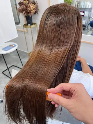 ロング カラー liL  hair サトウリョウタのヘアスタイル