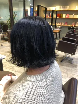 ミディアム カラー パーマ ヘアアレンジ メンズ キッズ ネイル マツエク・マツパ EnBlesS西宮 マンツーマン神道有基のヘアスタイル