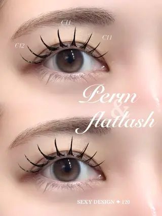 マツエク・マツパ MOMOKA .のマツエク・マツパデザイン