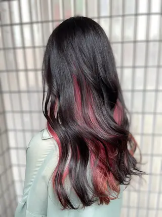 ロング 原 千景のヘアスタイル