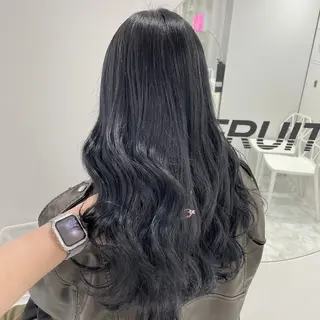 ロング カラー 韓国アイドル🤍ブリ ーチカラー🤍わかなのヘアスタイル