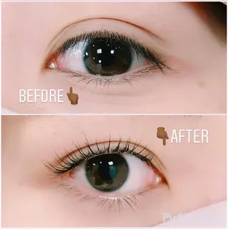 マツエク・マツパ brow&lash WAVEのマツエク・マツパデザイン