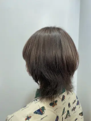 ミディアム カラー パーマモデル募集中 渥美翔人のヘアスタイル