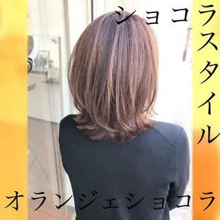 ミディアム カラー CoCooN satoshiのヘアスタイル